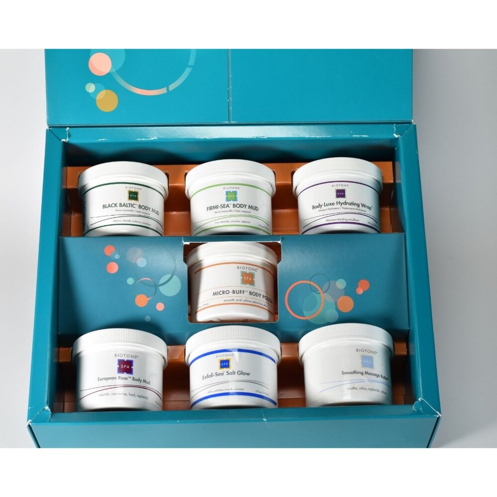 Biotone Spa Preview Collection 7 Professional Products Mud Polish Massage NEW - Picture 2 of 8